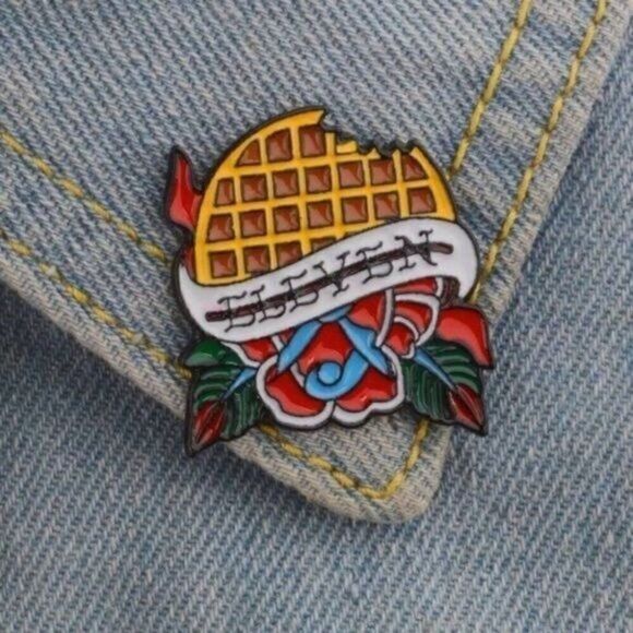 3/20 Waffle Eleven Stranger Things Enamel Pin - Picture 1 of 1